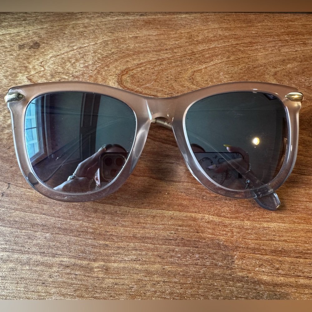 KREWE Simone Quartz 24k Mirrored Sunglasses